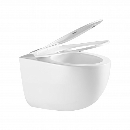 Подвесной унитаз безободковый Terminus Енисей Monolit 560х390 белый Волжский - фото 7