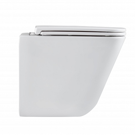 Подвесной унитаз безободковый Terminus Ватикан Monolit 490х340 белый Волжский - фото 4